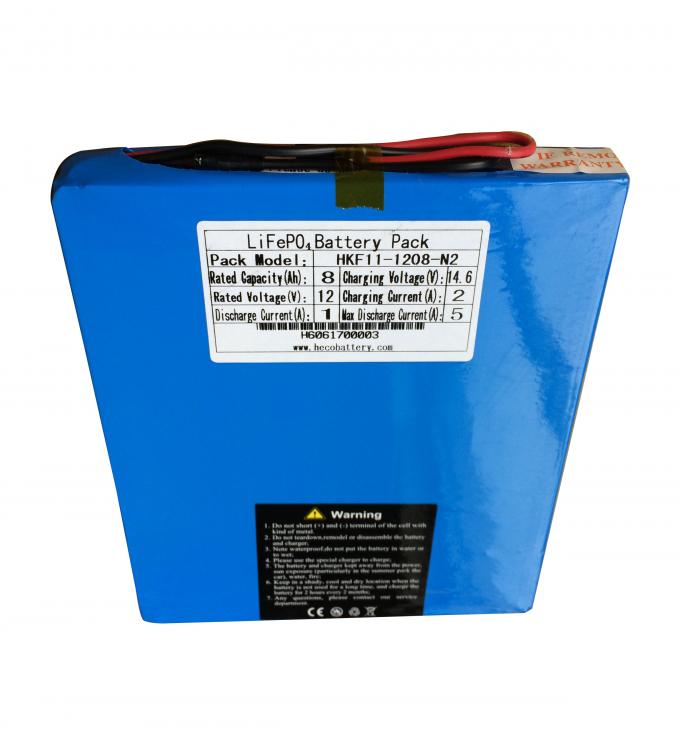 8Ah Ultra thin 12V LiFePO4 Battery Pack Lithium Ion Phosphate Batteries
