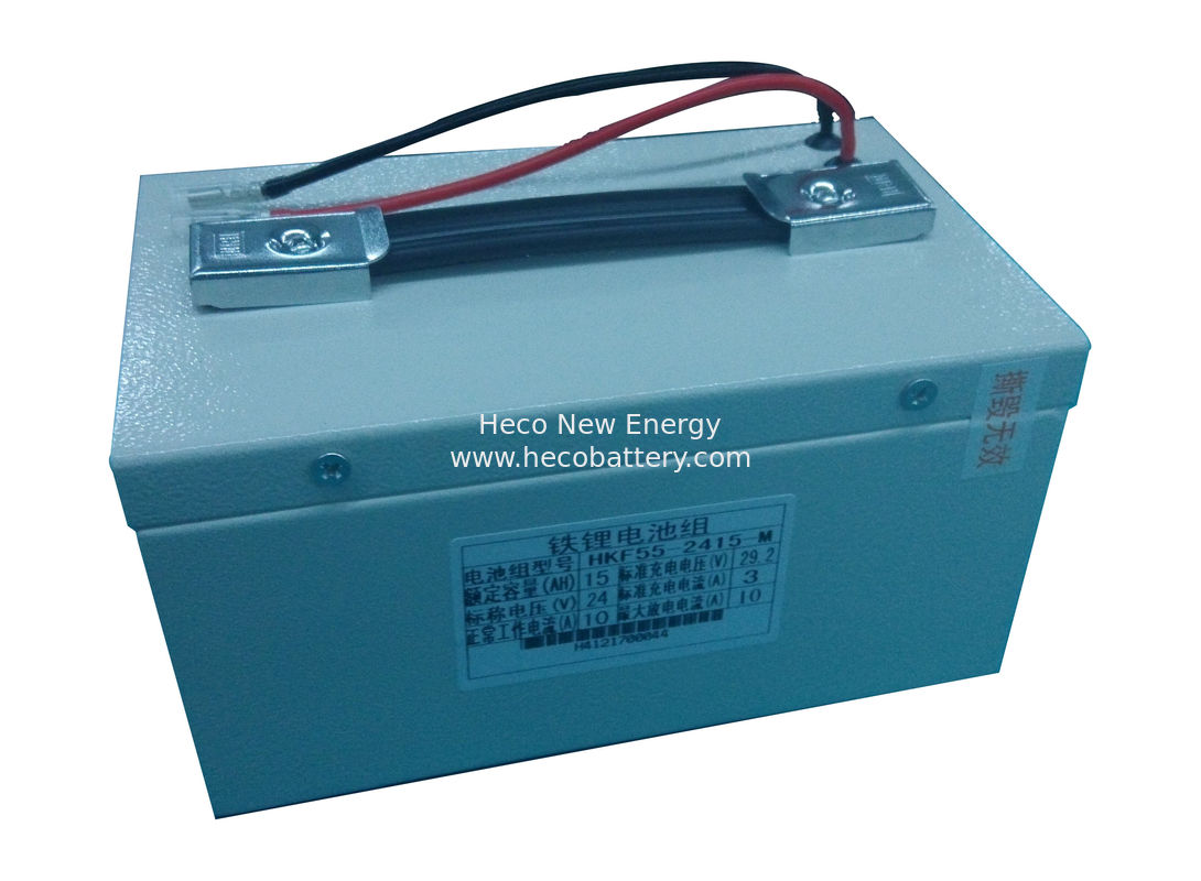 LED Light  24V / 15Ah Solar Lithium Batteries Customized Design RoHS supplier