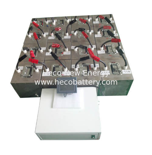 High Capacity 30KWh Solar Lithium Batteries , 48V 800Ah Lifepo4 Battery Bank For Solar Energy Storage supplier