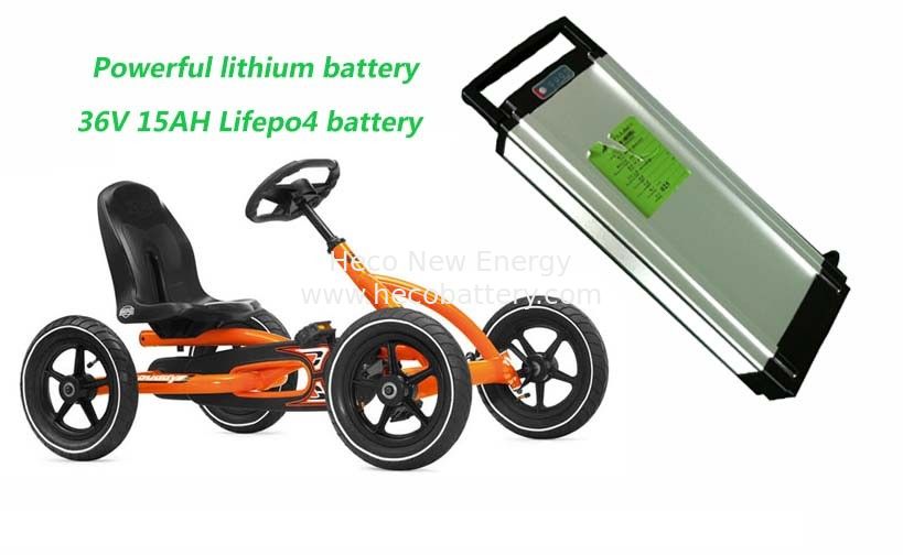 Powerful Lifepo4 36V LiFePO4 Battery Pack 15AH For Electric Cart supplier