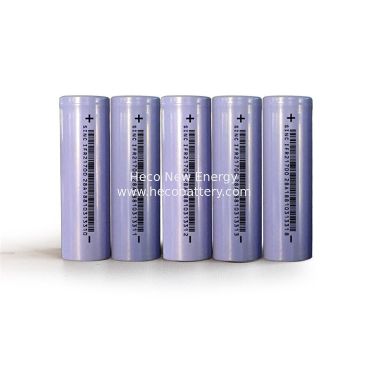 21700 3000mah LiFePO4 Cell At 3C Discharge Rate UN38.3 CE IEC62133 BIS supplier