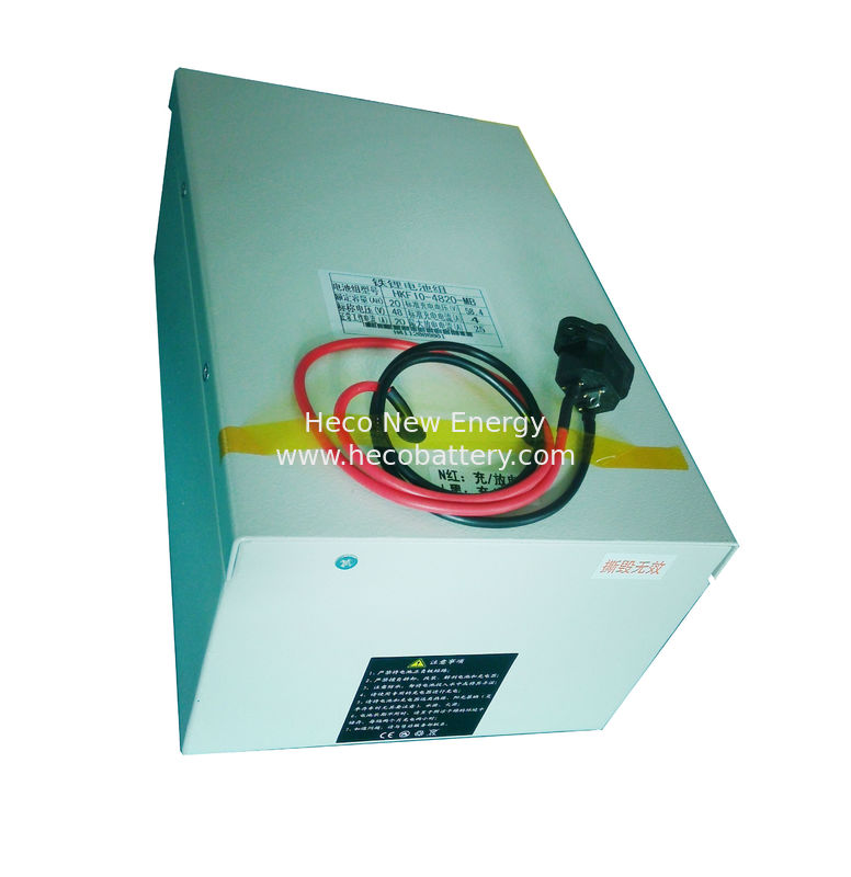 48V 20Ah Lightweight Motorcycle Battery , Lithium Bike Battery With Painted Battery Case supplier