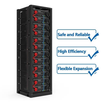 50KWh (48V 1000AH) Lithium Ion Phosphate Batteries Rack Type For Solar Energy Storage