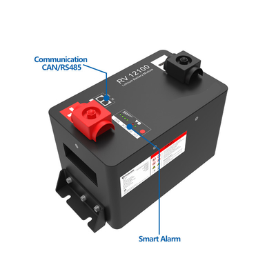 12V 100ah RV Lithium Ion Batteries With 4 Years Warranty UN38.3 CE