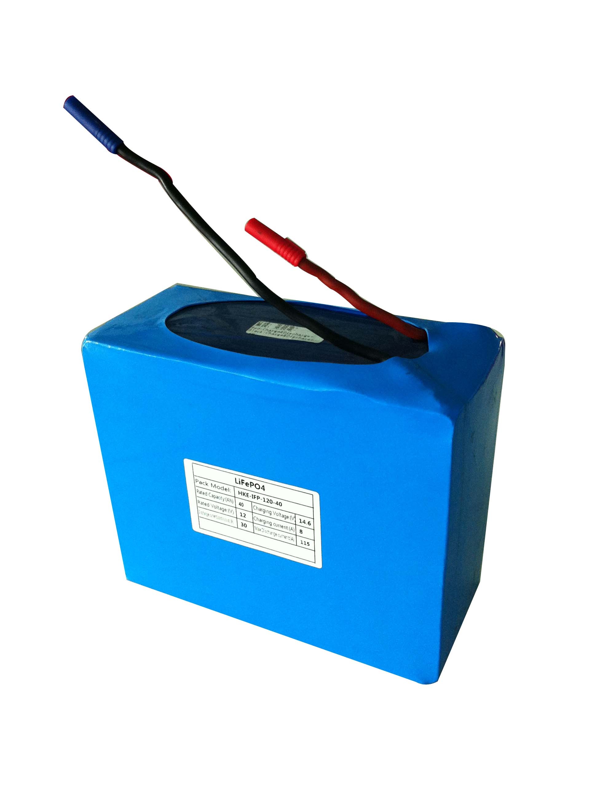 12Volt LiFePO4 Battery , 40Ah Energy Storage Lithium Ion Batteries for