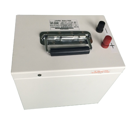 Large Capacity 100AH At 12V LiFePO4 Battery Pack , Rechargeable Lithium Battery With Good High Temperature Performance